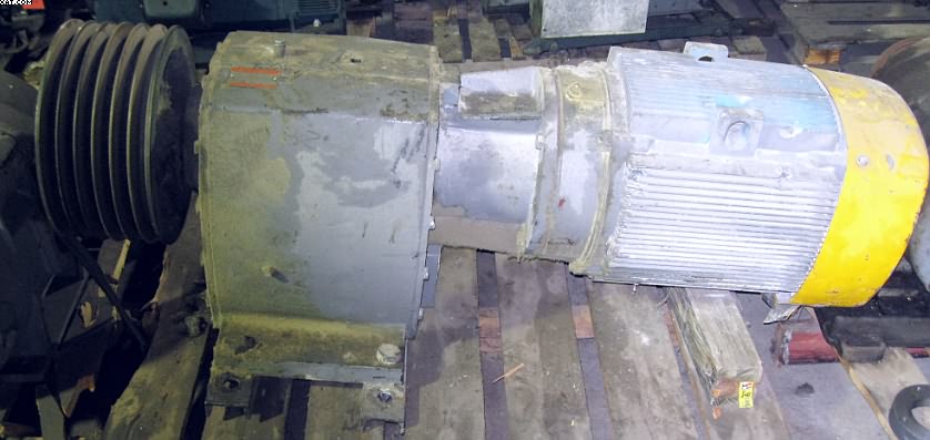 GENERAL ELECTRIC Motor with Gearbox,